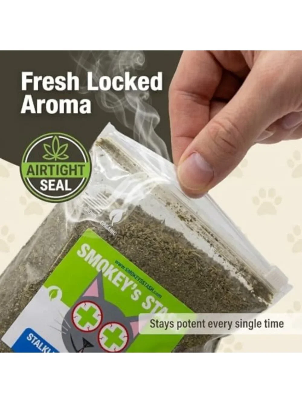 Premium Catnip Stalkless Dried Ground 12oz - Strong Cat Treats for Happy Cats